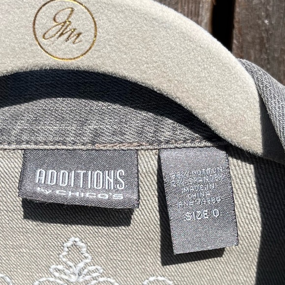 Additions by Chico Jean jacket size 0 small - Picture 3 of 16
